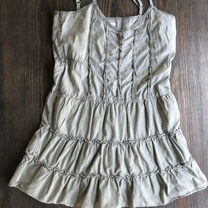 Olive green vintage Free People dress